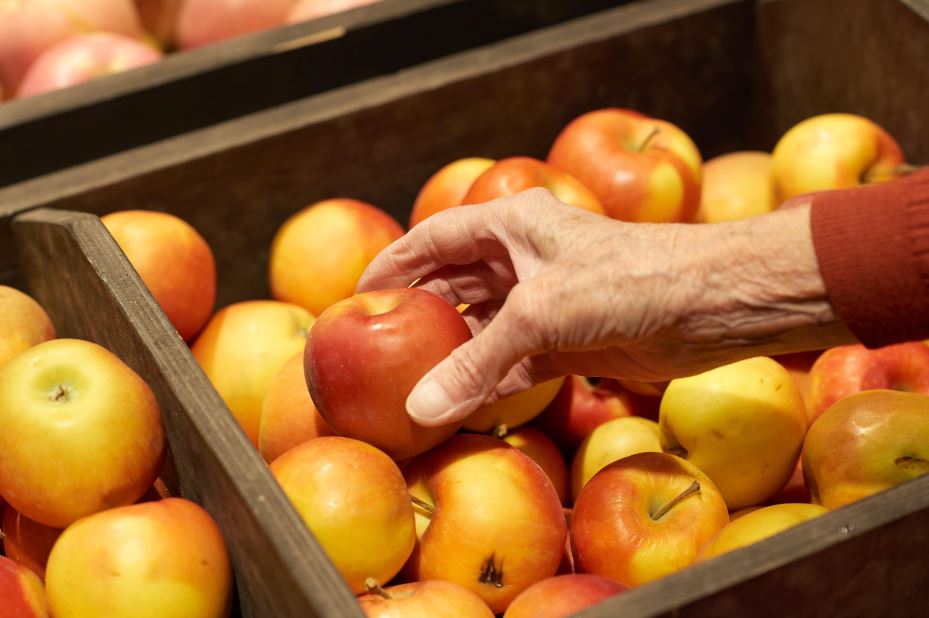 Покупка продуктов в магазине